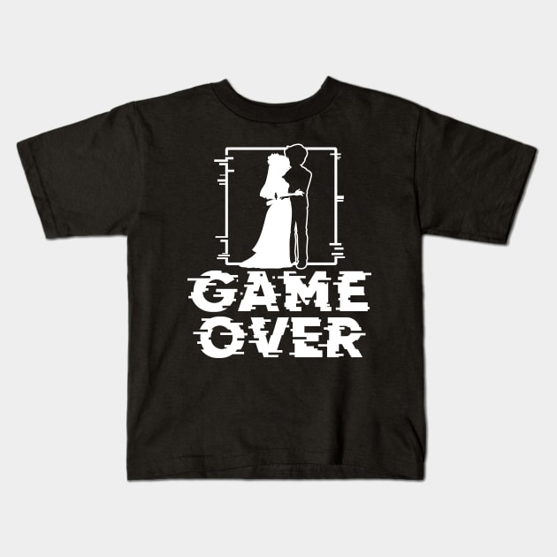 game over Kids T-Shirt by Jandjprints